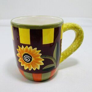 Dotti Potts Sandra Silberman Sunflower Mug Flower Bee 3D Garden Spring Summer